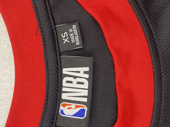NBA CANOTTA GRAPHIC ROSSO NERO UOMO PRE OWNED XS