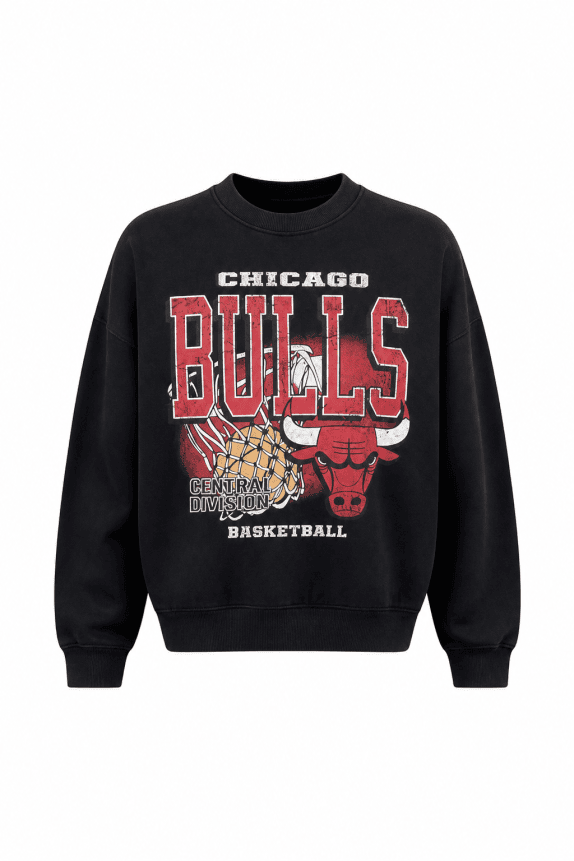 NBA FELPA GRAPHIC NERA UOMO PRE OWNED S