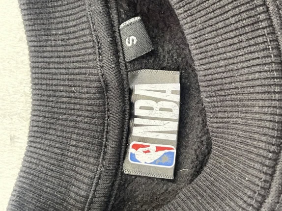 NBA FELPA GRAPHIC NERA UOMO PRE OWNED S