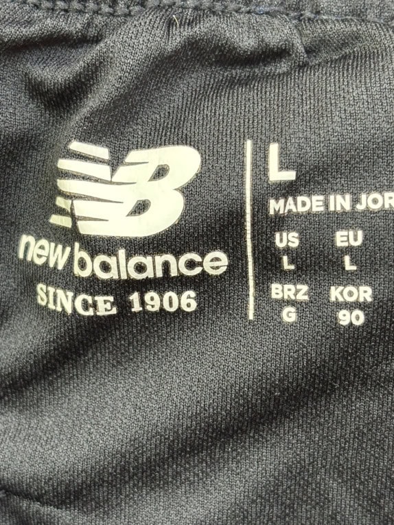 NEW BALANCE SHORTS SPORTSWEAR NAVY UOMO PRE OWNED L