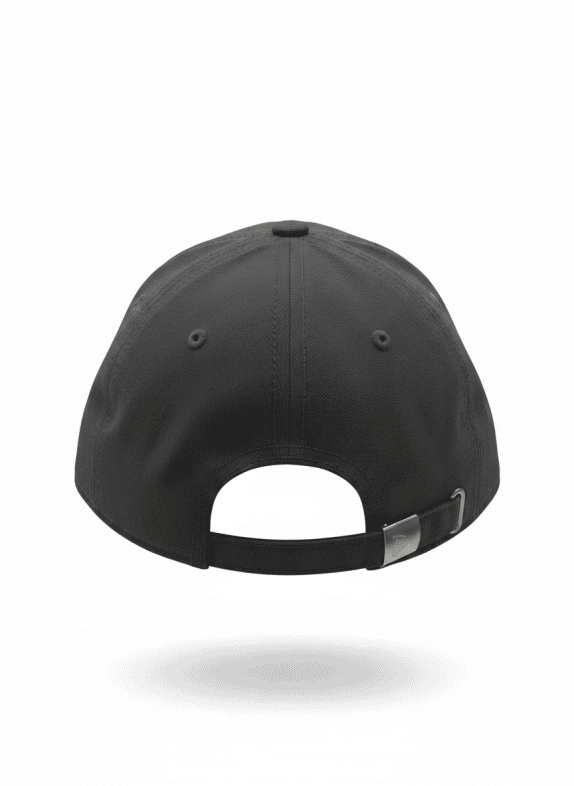 NEW ERA BASEBALL CAP MINIMAL BLACK MEN PRE OWNED