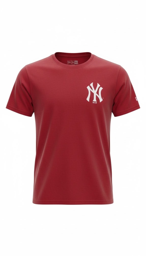 New Era MLB New York Yankees Κοντομάνικο T-Shirt Logo Κόκκινο Ανδρικό XS