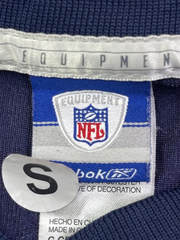 NFL EQUIPMENT GRAPHIC JERSEY VINTAGE NAVY UNISEX PRE OWNED S