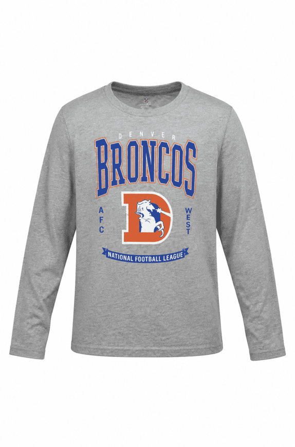 NFL MAGLIA MANICA LUNGA GRAPHIC GRIGIO UOMO PRE OWNED XS
