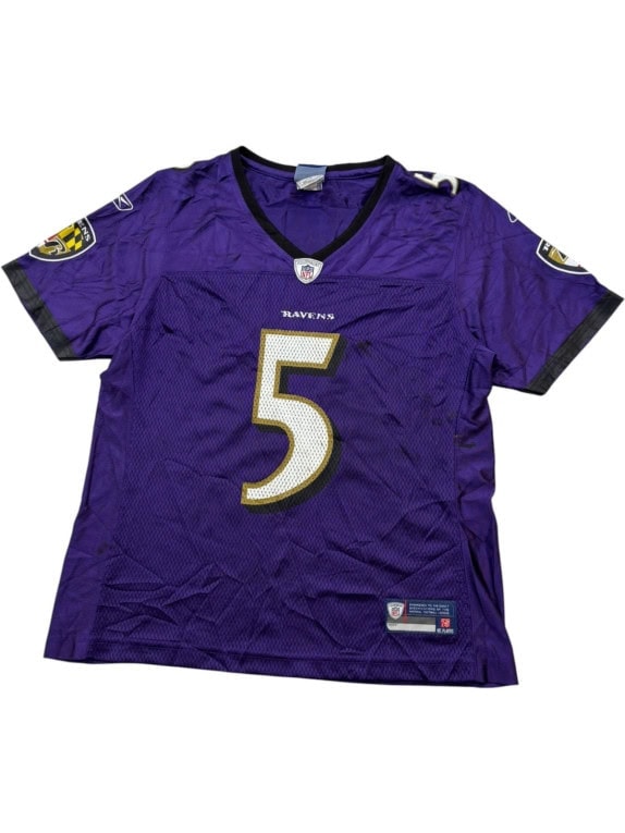 NFL ONFIELD JERSEY RAVENS SPORTSWEAR PURPLE WOMEN PRE OWNED M