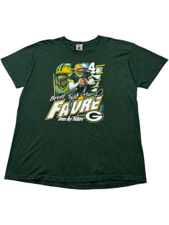 NFL PLAYERS INC T SHIRT GRAPHIC GREEN MENS PRE OWNED XL