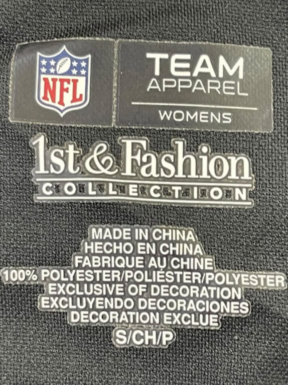 NFL STEELERS FOOTBALL JERSEY SPORTSWEAR ΜΑΥΡΟ ΓΥΝΑΙΚΕΙΟ PRE OWNED S