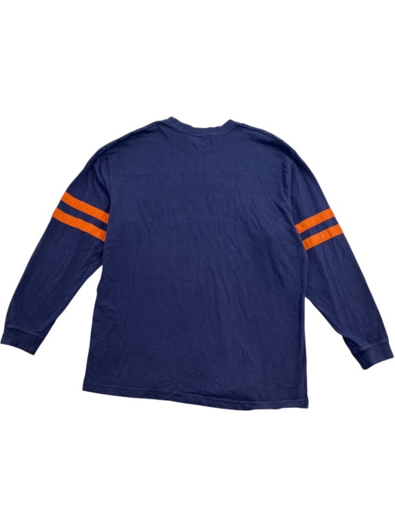 NFL TEAM APPAREL Denver Broncos Μακρυμάνικη Μπλούζα Spellout Logo Μπλε UNISEX XL