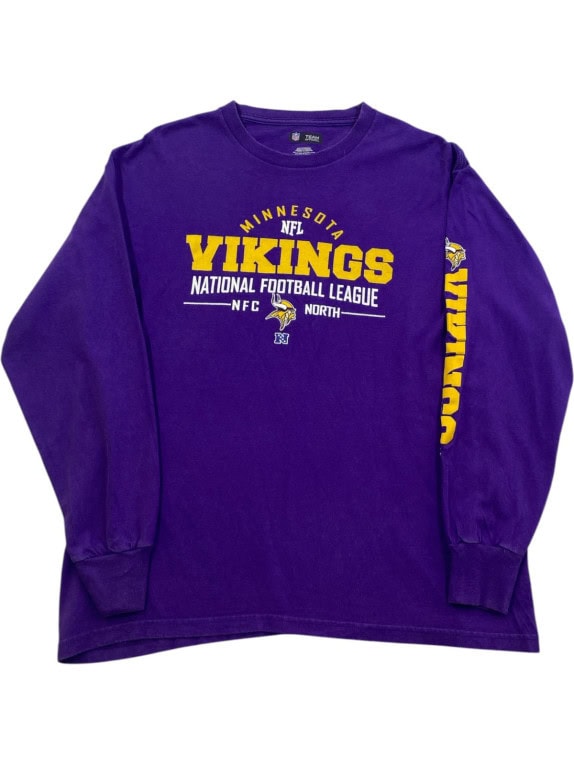 NFL TEAM APPAREL FELPA SPORTSWEAR VIOLA UOMO PRE OWNED L