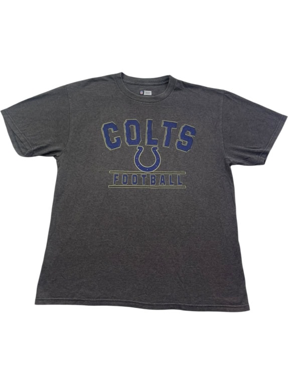 NFL TEAM APPAREL GRAPHIC TEE CHARCOAL ΑΝΤΡΙΚΟ PRE OWNED L
