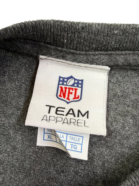 NFL TEAM APPAREL GRAPHIC TEE ΓΚΡΙ ΑΝΤΡΙΚΟ PRE OWNED XL