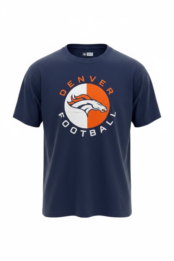 NFL TEAM APPAREL GRAPHIC TEE NAVY MENS PRE OWNED L