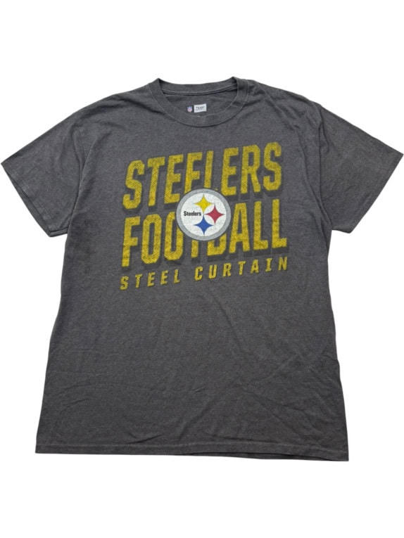 NFL TEAM APPAREL GRAPHIC TEE SPORTSWEAR ΑΝΘΡΑΚΙ ΑΝΤΡΙΚΟ PRE OWNED L