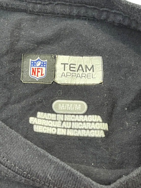 NFL TEAM APPAREL ΜΑΚΡΥΜΑΝΙΚΗ ΜΠΛΟΥΖΑ GRAPHIC ΜΑΥΡΗ ΓΥΝΑΙΚΕΙΟ PRE OWNED M