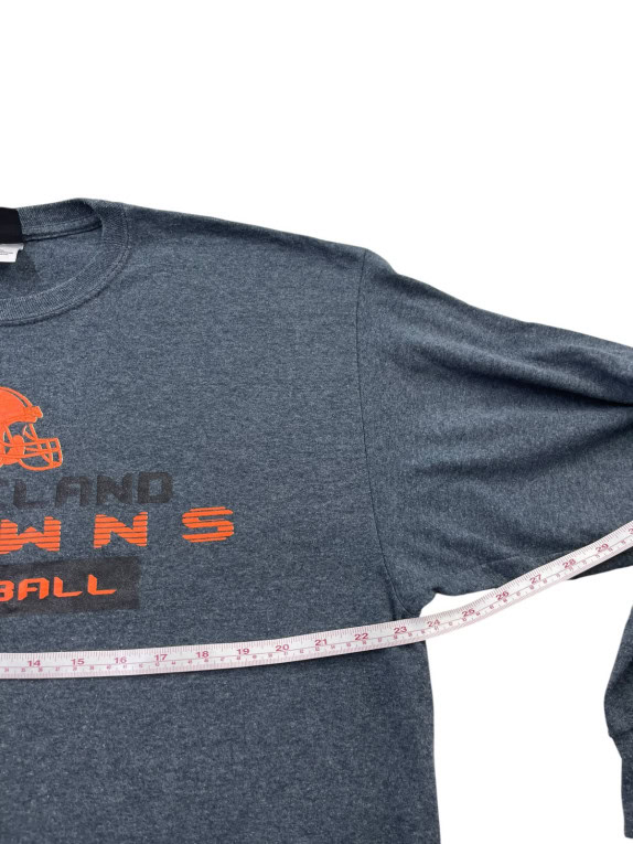 NFL TEAM APPAREL ΜΑΚΡΥΜΑΝΙΚΗ ΜΠΛΟΥΖΑ SPORTSWEAR CHARCOAL ΑΝΤΡΙΚΟ PRE OWNED L