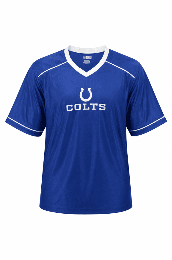 NFL TEAM APPAREL COLTS JERSEY ATHLETIC BLUE MALE PRE OWNED