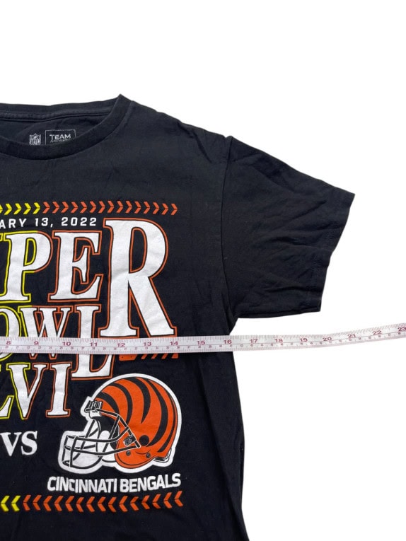 NFL TEAM APPAREL T SHIRT GRAPHIC SPORTSWEAR ΜΑΥΡΟ ΑΝΤΡΙΚΟ PRE OWNED S
