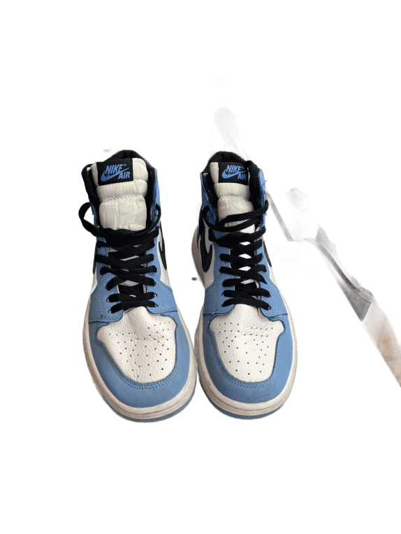 NIKE AIR JORDAN HIGH TOP SNEAKERS RETRO UNIVERSITY BLUE ΑΝΤΡΙΚΟ PRE OWNED EU 41