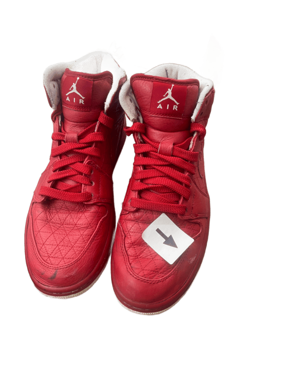 NIKE AIR JORDAN ΨΗΛΑ SNEAKERS RETRO ΚΟΚΚΙΝΟ ΑΝΤΡΙΚΟ PRE OWNED EU 42.5