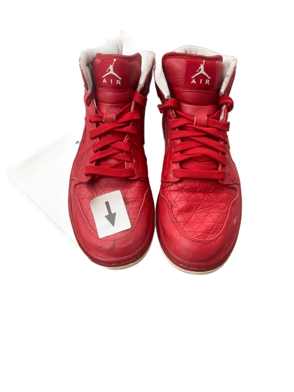 NIKE AIR JORDAN ΨΗΛΑ SNEAKERS RETRO ΚΟΚΚΙΝΟ ΑΝΤΡΙΚΟ PRE OWNED EU 42.5