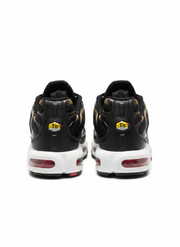 NIKE AIR MAX PLUS TN SNEAKERS 90S SPORTSWEAR ΜΑΥΡΟ ΧΡΥΣΟ ΑΝΤΡΙΚΟ PRE OWNED EU 43