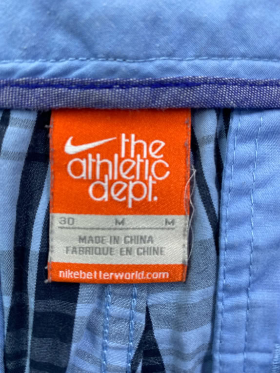 NIKE ΑΘΛΗΤΙΚΗ ΒΕΡΜΟΥΔΑ DRI-FIT ΜΕ ΛΟΓΟΤΥΠΟ ΜΠΛΕ ΑΝΔΡΙΚΗ XL