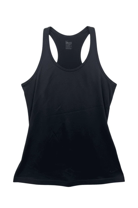 NIKE ΑΘΛΗΤΙΚΟ ΦΑΝΕΛΑΚΙ DRI-FIT ΛΟΓΟΤΥΠΟ ΜΑΥΡΟ ΓΥΝΑΙΚΕΙΟ XL