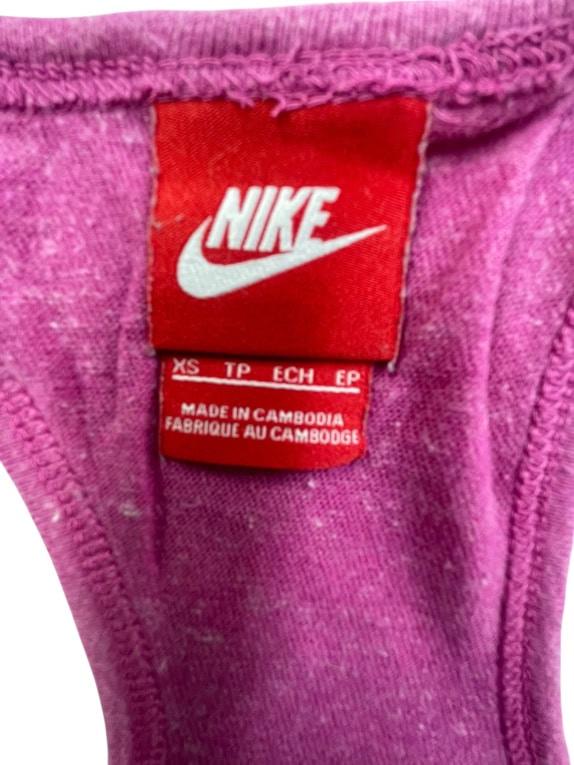 NIKE ΑΘΛΗΤΙΚΟ ΦΑΝΕΛΑΚΙ LOGO ΜΟΒ ΓΥΝΑΙΚΕΙΟ XS