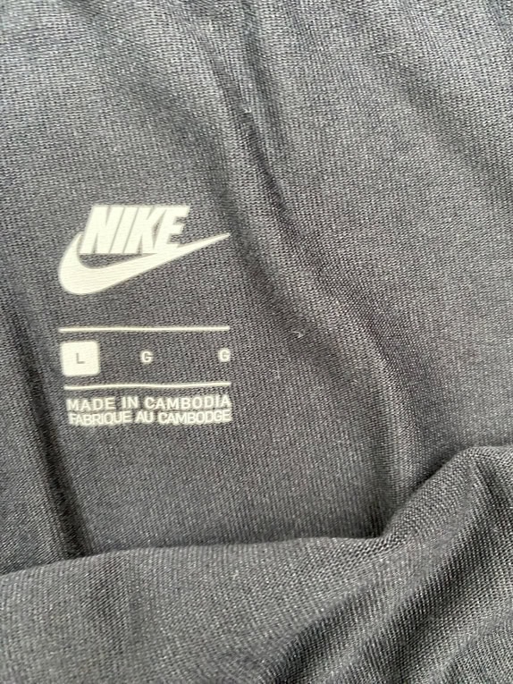 Nike Leggings Sportivi Just Do It Logo Nero da Donna L