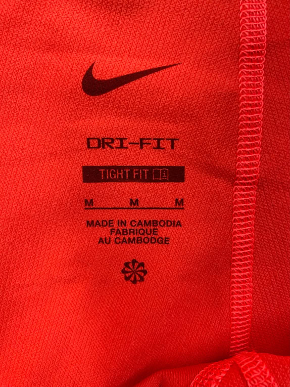 NIKE ΑΘΛΗΤΙΚΟ ΚΟΛΑΝ SHORT DRI-FIT LOGO ΚΟΚΚΙΝΟ ΑΝΔΡΙΚΟ M