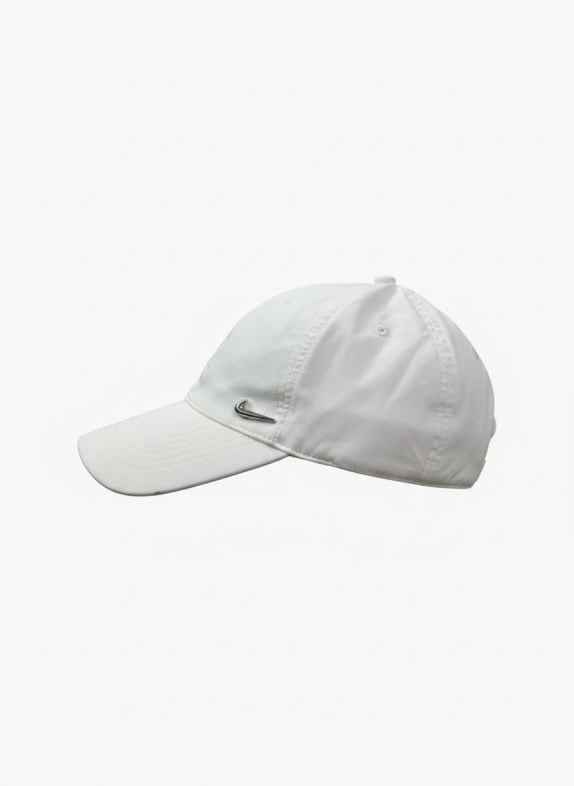 NIKE BASEBALL CAP MINIMAL OFF WHITE UNISEX PRE OWNED