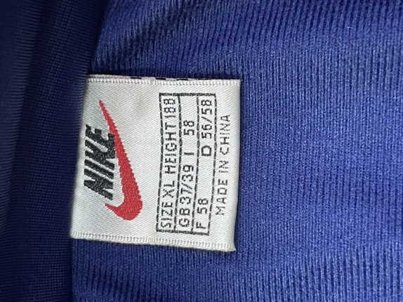 1990S NIKE CAMEROON ΣΕΤ ΦΟΡΜΑΣ RETRO SPORTSWEAR NAVY ΚΟΚΚΙΝΟ ΑΝΤΡΙΚΟ PRE OWNED L