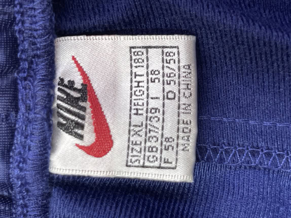 1990S NIKE CAMEROON ΣΕΤ ΦΟΡΜΑΣ RETRO SPORTSWEAR NAVY ΚΟΚΚΙΝΟ ΑΝΤΡΙΚΟ PRE OWNED L