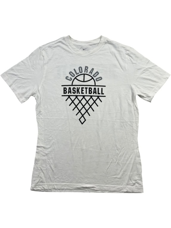 Nike Colorado Basketball T-Shirt Logo Λευκό Unisex M