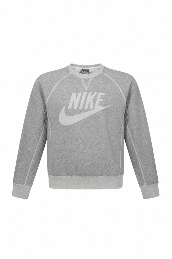 Y2K NIKE CREWNECK SPORTSWEAR GREY MEN PRE OWNED M