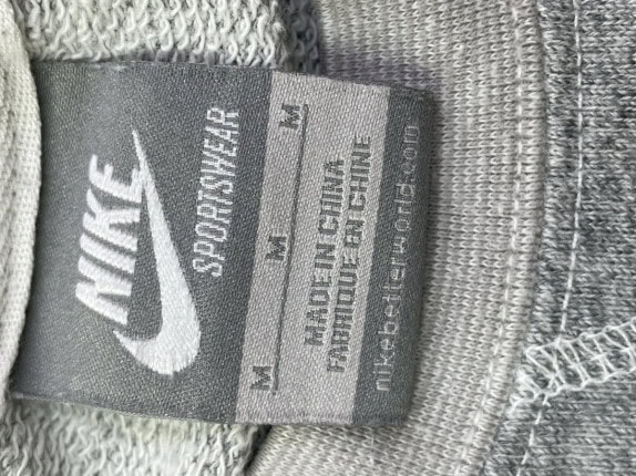Y2K NIKE CREWNECK SPORTSWEAR GREY MEN PRE OWNED M