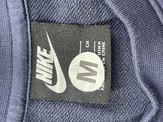 NIKE CREWNECK STREETWEAR ΜΠΛΕ ΚΟΚΚΙΝΟ ΑΝΤΡΙΚΟ PRE OWNED M