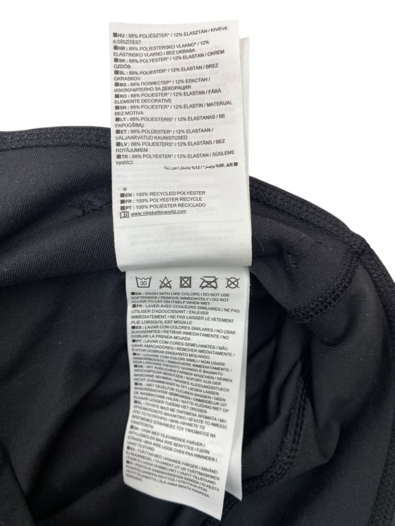 Nike Dri-FIT Αθλητικό Κολάν Cropped Logo Μαύρο Γυναικείο S