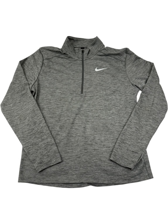 NIKE DRI-FIT ΦΟΥΤΕΡ ΓΚΡΙ ΜΕ QUARTER-ZIP (ΤΡΕΞΙΜΟ) - L