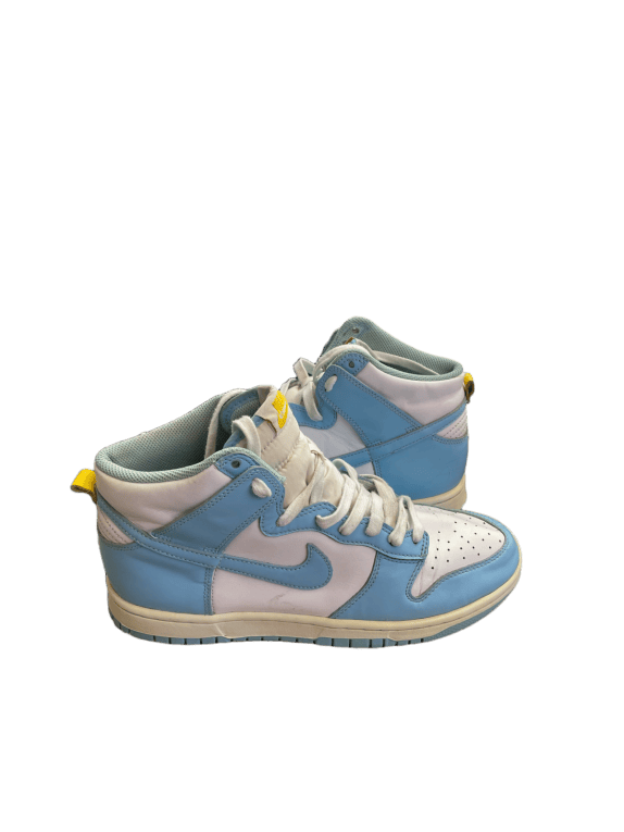 NIKE DUNK HIGH SNEAKERS CLASSIC STREETWEAR ΛΕΥΚΟ ΓΑΛΑΖΙΟ ΑΝΤΡΙΚΟ PRE OWNED EU 42
