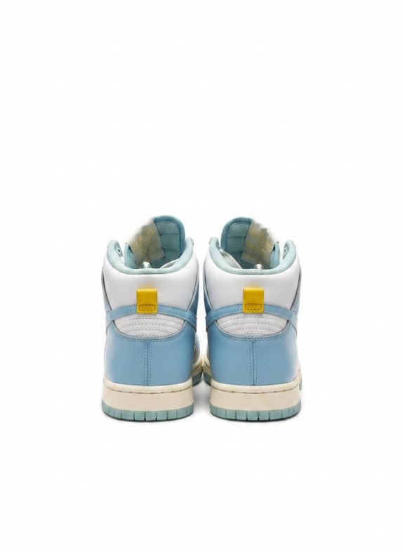 NIKE DUNK HIGH SNEAKERS CLASSIC STREETWEAR ΛΕΥΚΟ ΓΑΛΑΖΙΟ ΑΝΤΡΙΚΟ PRE OWNED EU 42
