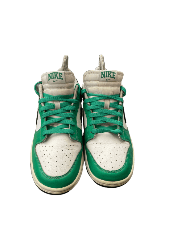 NIKE DUNK LOW SNEAKERS STREETWEAR ΠΡΑΣΙΝΟ ΛΕΥΚΟ ΜΑΥΡΟ UNISEX PRE OWNED EU 42