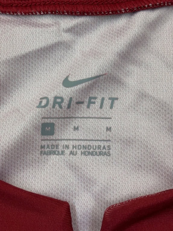 NIKE BASKETBALL JERSEY BIG GRAPHIC RED WOMEN PRE OWNED M