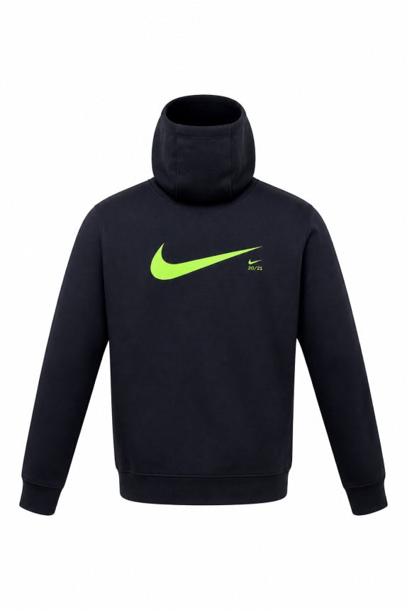NIKE HOODIE SPORTSWEAR BLACK UNISEX PRE OWNED S/M