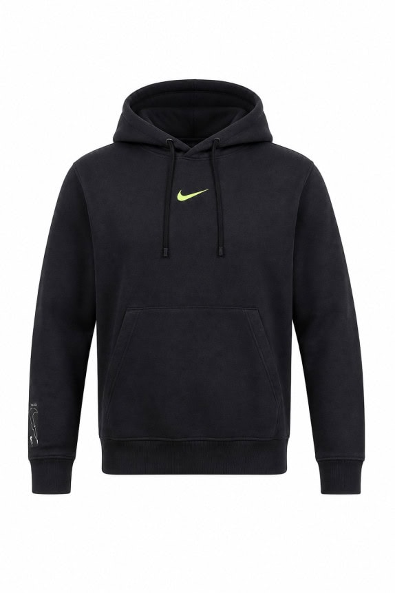NIKE HOODIE SPORTSWEAR BLACK UNISEX PRE OWNED S/M