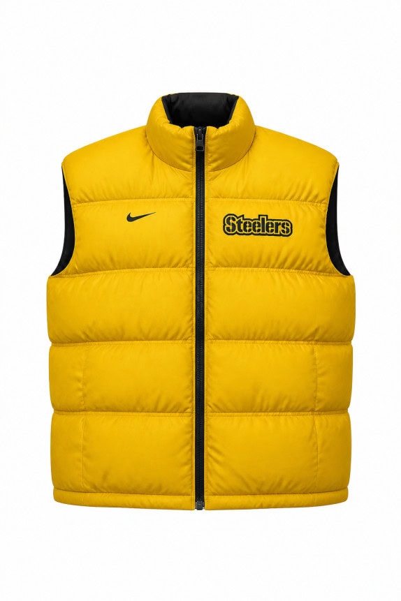 1990S NIKE GILET PUFFER ATHLETIC NERO UOMO PRE OWNED M