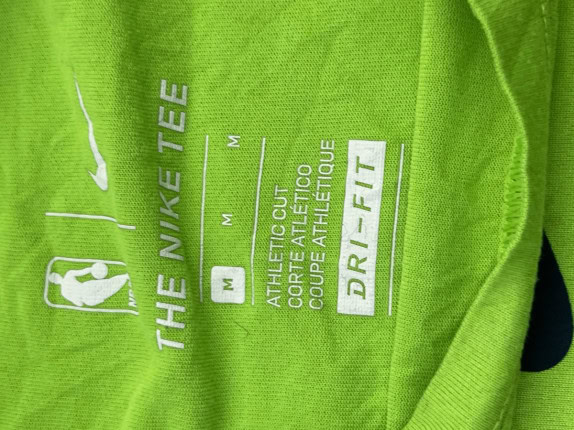 NIKE T SHIRT GRAPHIC BASKETBALL VERDE UOMO PRE OWNED M