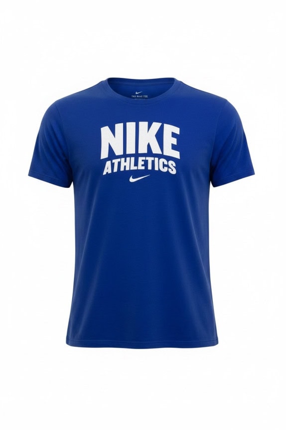 NIKE GRAFIC TEE ATHLETIC BLUE UOMO PRE OWNED M