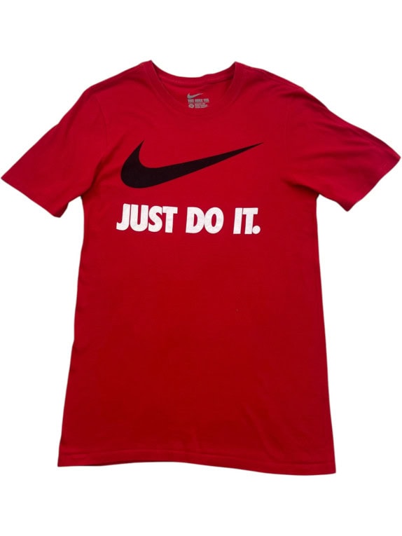 NIKE ΓΡΑΦΙΚΟ T SHIRT STREETWEAR ΚΟΚΚΙΝΟ ΑΝΤΡΙΚΟ PRE OWNED S