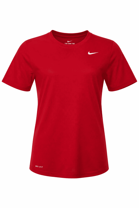 NIKE T SHIRT ATHLETIC ROSSO DONNA PRE OWNED XL
